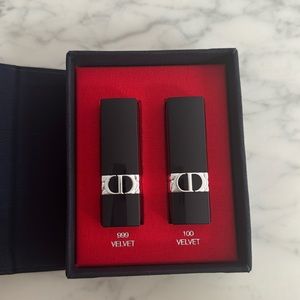 dior lipstick （100 velvet，999 velvet）